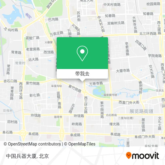 中国兵器大厦地图