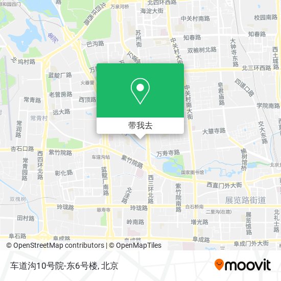车道沟10号院-东6号楼地图