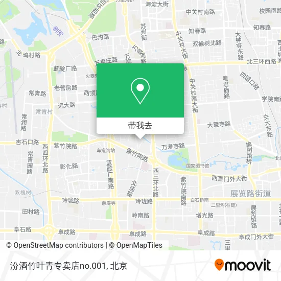 汾酒竹叶青专卖店no.001地图