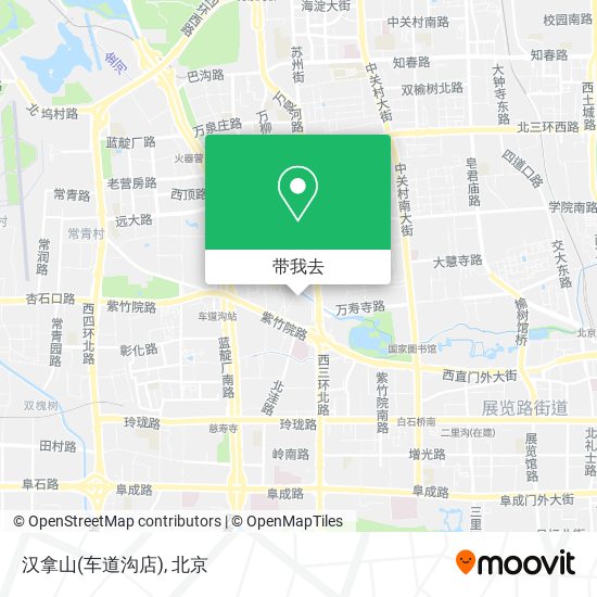 汉拿山(车道沟店)地图