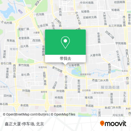鑫正大厦-停车场地图