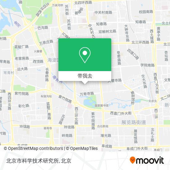 北京市科学技术研究所地图