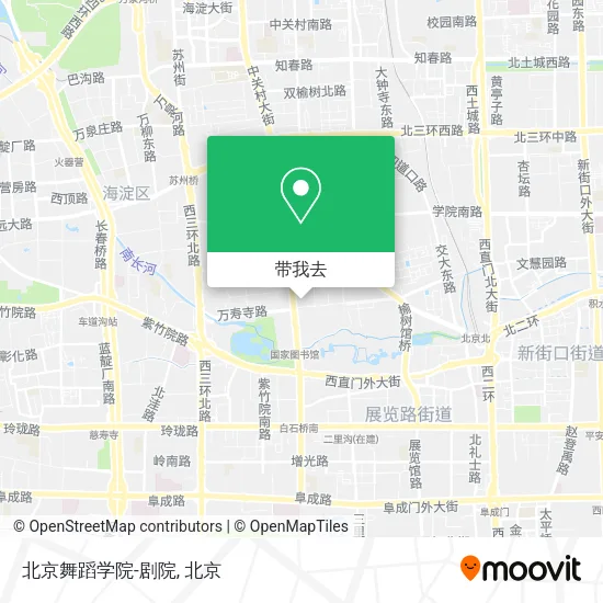 北京舞蹈学院-剧院地图
