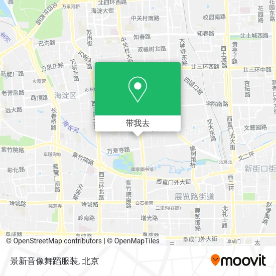 景新音像舞蹈服装地图