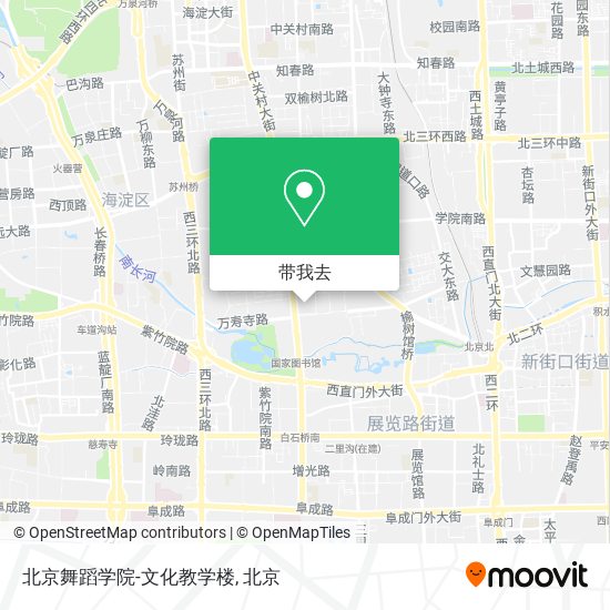 北京舞蹈学院-文化教学楼地图