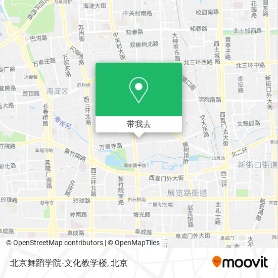 北京舞蹈学院-文化教学楼地图