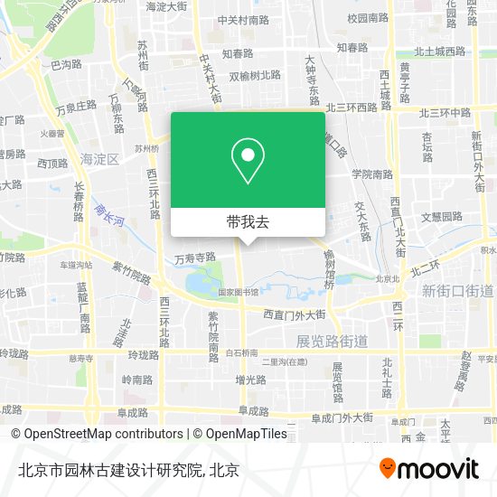 北京市园林古建设计研究院地图