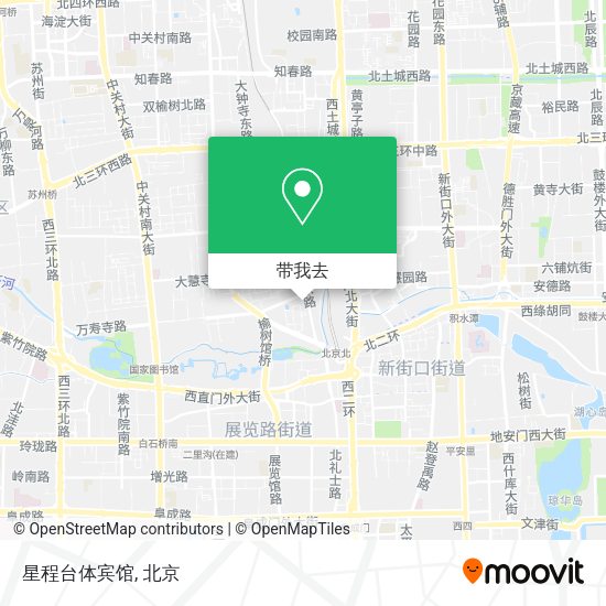 星程台体宾馆地图