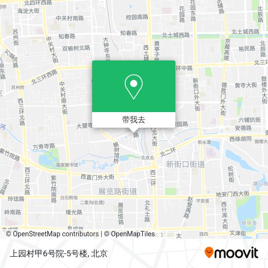 上园村甲6号院-5号楼地图