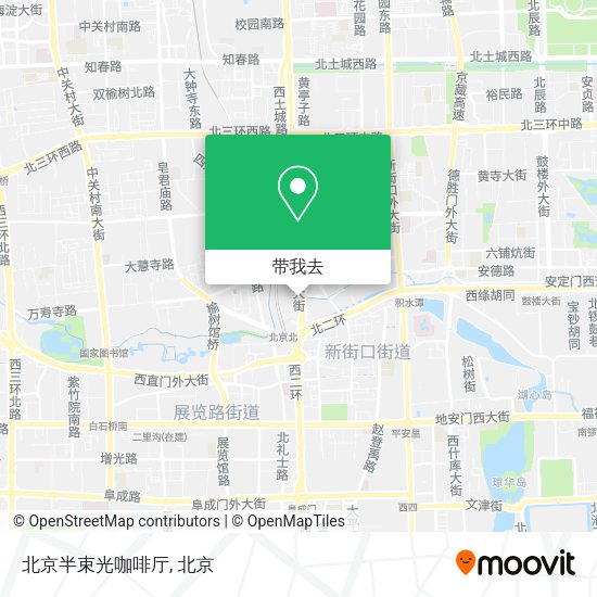 北京半束光咖啡厅地图