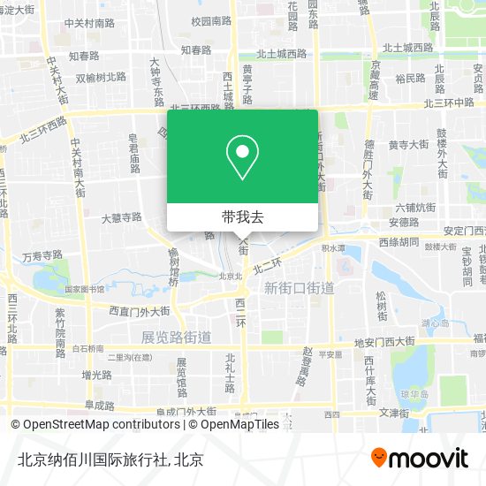 北京纳佰川国际旅行社地图