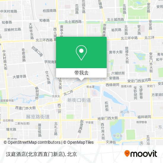 汉庭酒店(北京西直门新店)地图