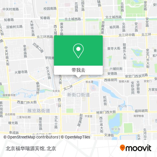 北京福华瑞源宾馆地图