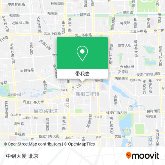 中铝大厦地图