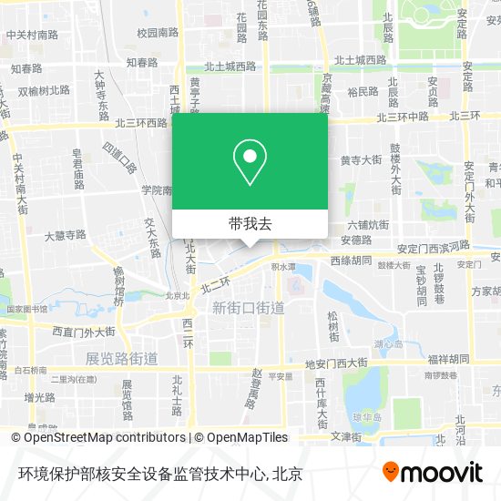 环境保护部核安全设备监管技术中心地图