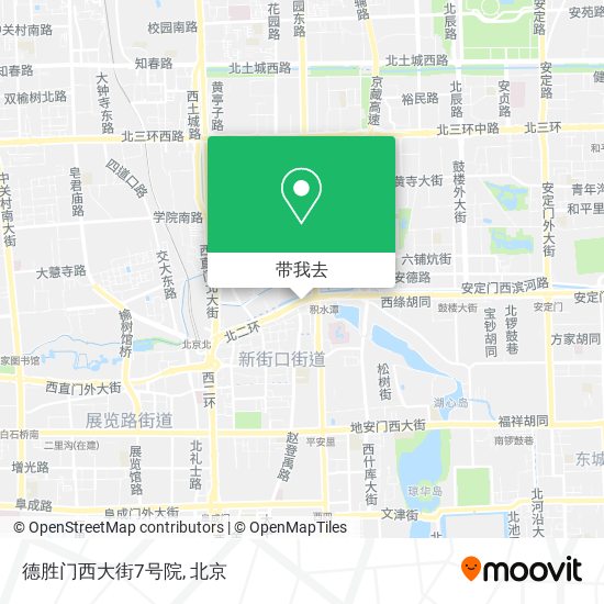 德胜门西大街7号院地图