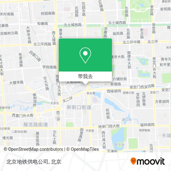 北京地铁供电公司地图