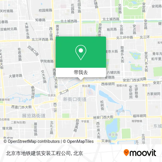 北京市地铁建筑安装工程公司地图