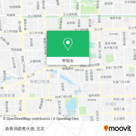 鼎香润卤煮火烧地图