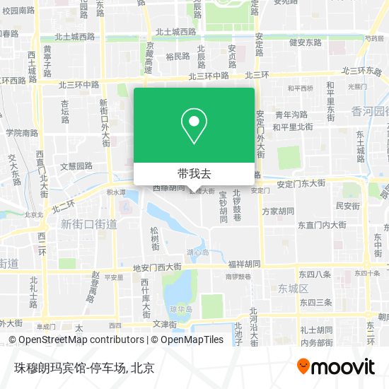 珠穆朗玛宾馆-停车场地图