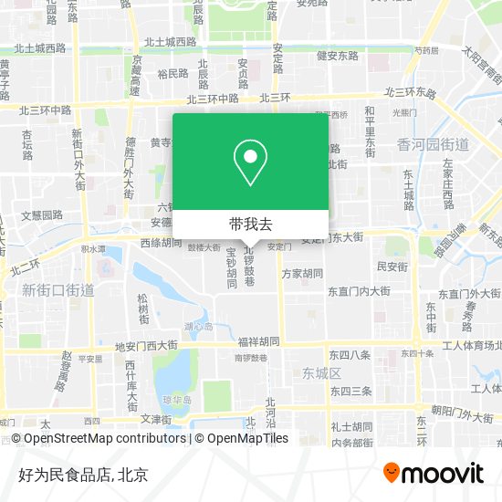 好为民食品店地图