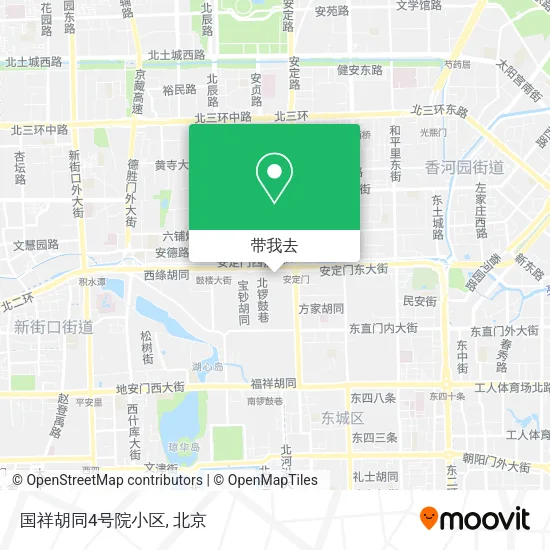 国祥胡同4号院小区地图