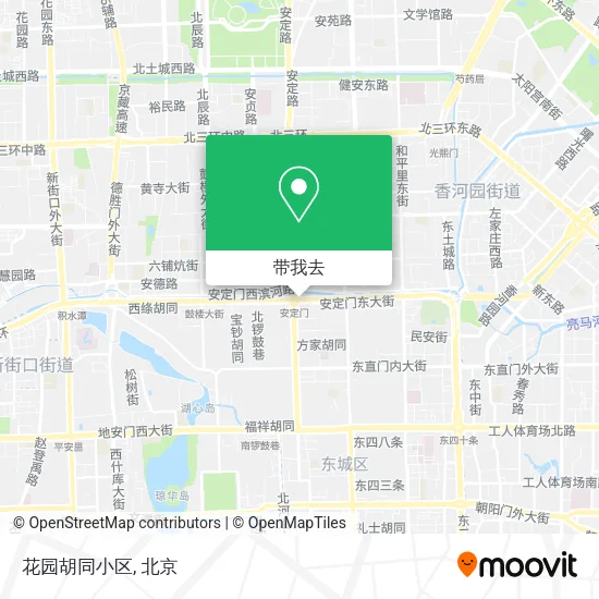 花园胡同小区地图