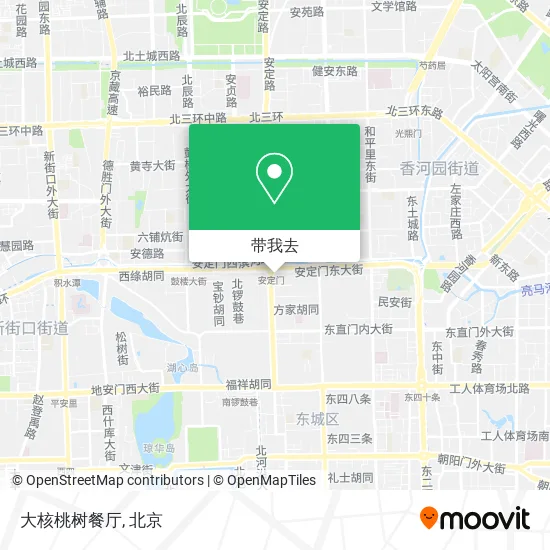 大核桃树餐厅地图