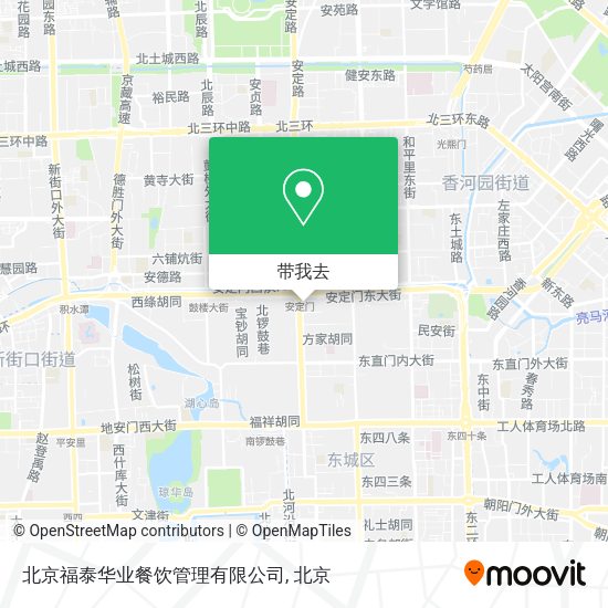 北京福泰华业餐饮管理有限公司地图