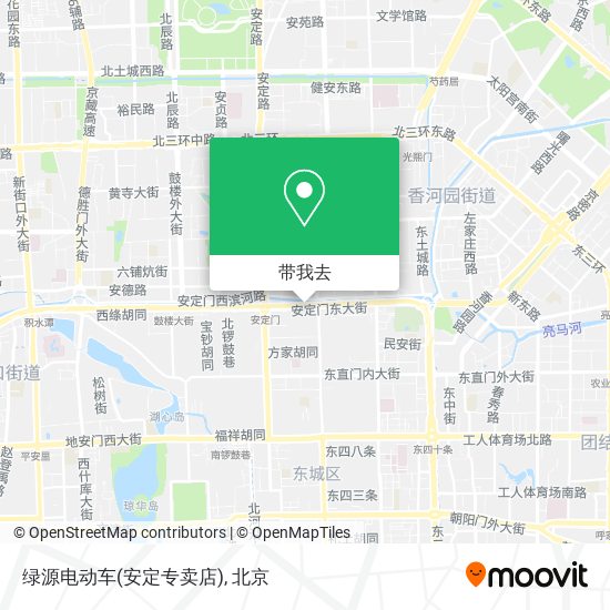 绿源电动车(安定专卖店)地图