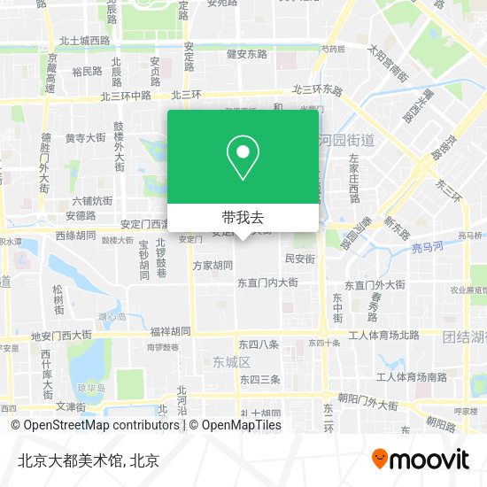 北京大都美术馆地图