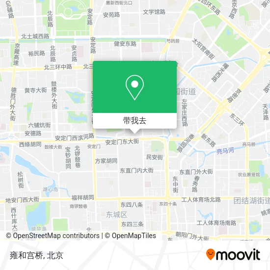 雍和宫桥地图