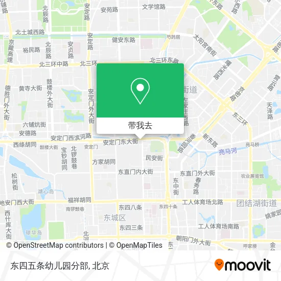 东四五条幼儿园分部地图