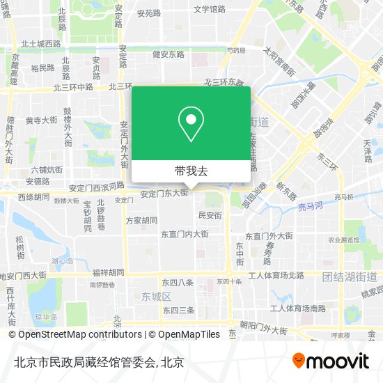 北京市民政局藏经馆管委会地图