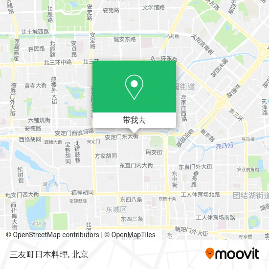 三友町日本料理地图