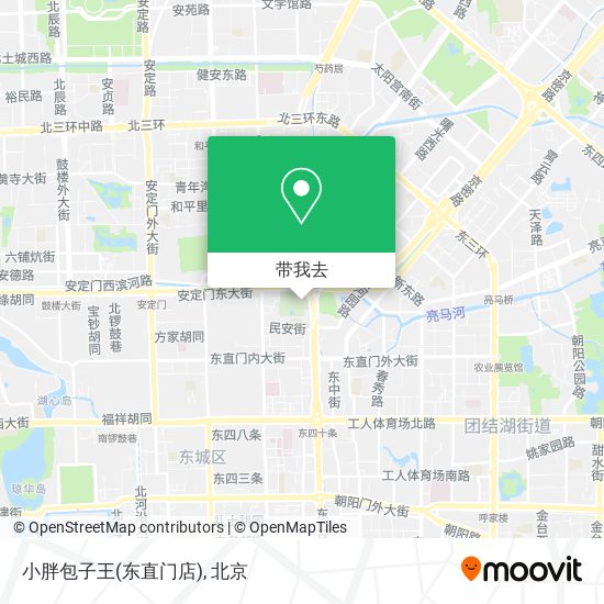 小胖包子王(东直门店)地图