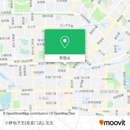 小胖包子王(东直门店)地图