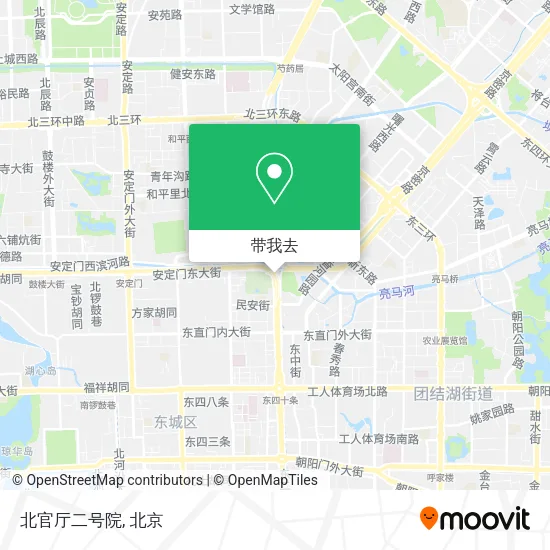 北官厅二号院地图