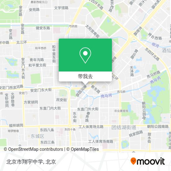 北京市翔宇中学地图