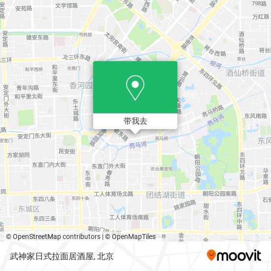武神家日式拉面居酒屋地图
