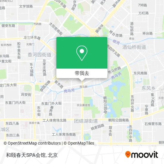 和颐春天SPA会馆地图