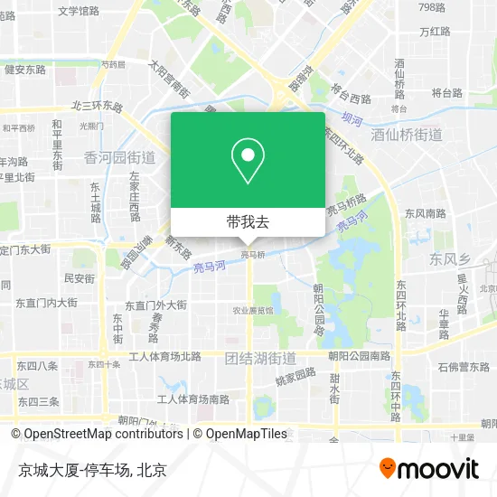 京城大厦-停车场地图