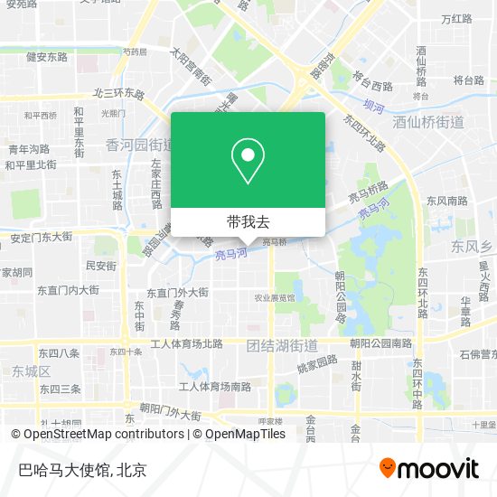 巴哈马大使馆地图