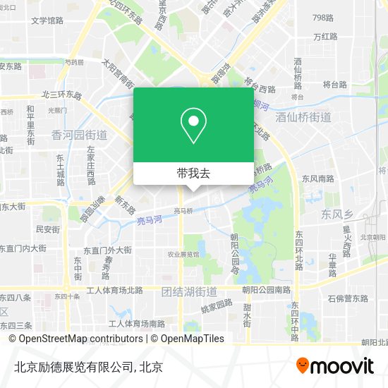 北京励德展览有限公司地图