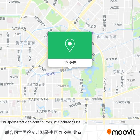 联合国世界粮食计划署-中国办公室地图