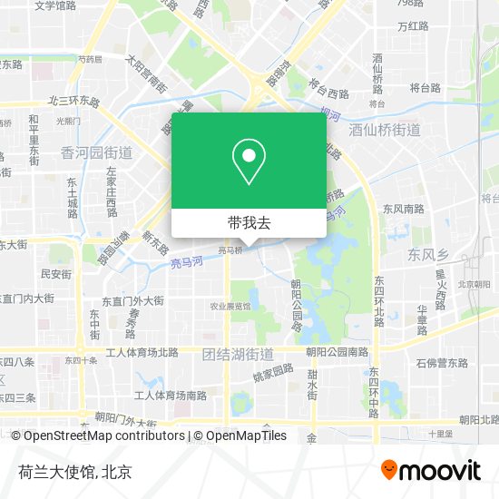 荷兰大使馆地图