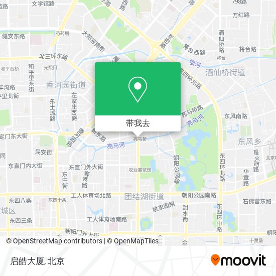 启皓大厦地图