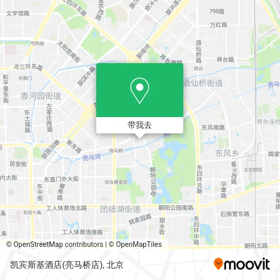 凯宾斯基酒店(亮马桥店)地图