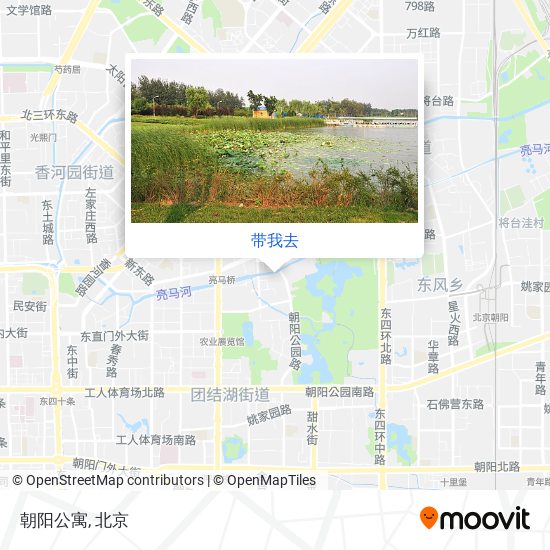 朝阳公寓地图