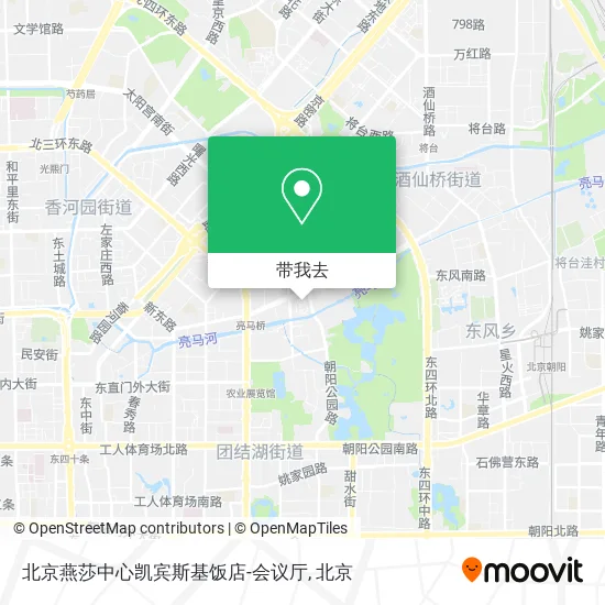 北京燕莎中心凯宾斯基饭店-会议厅地图